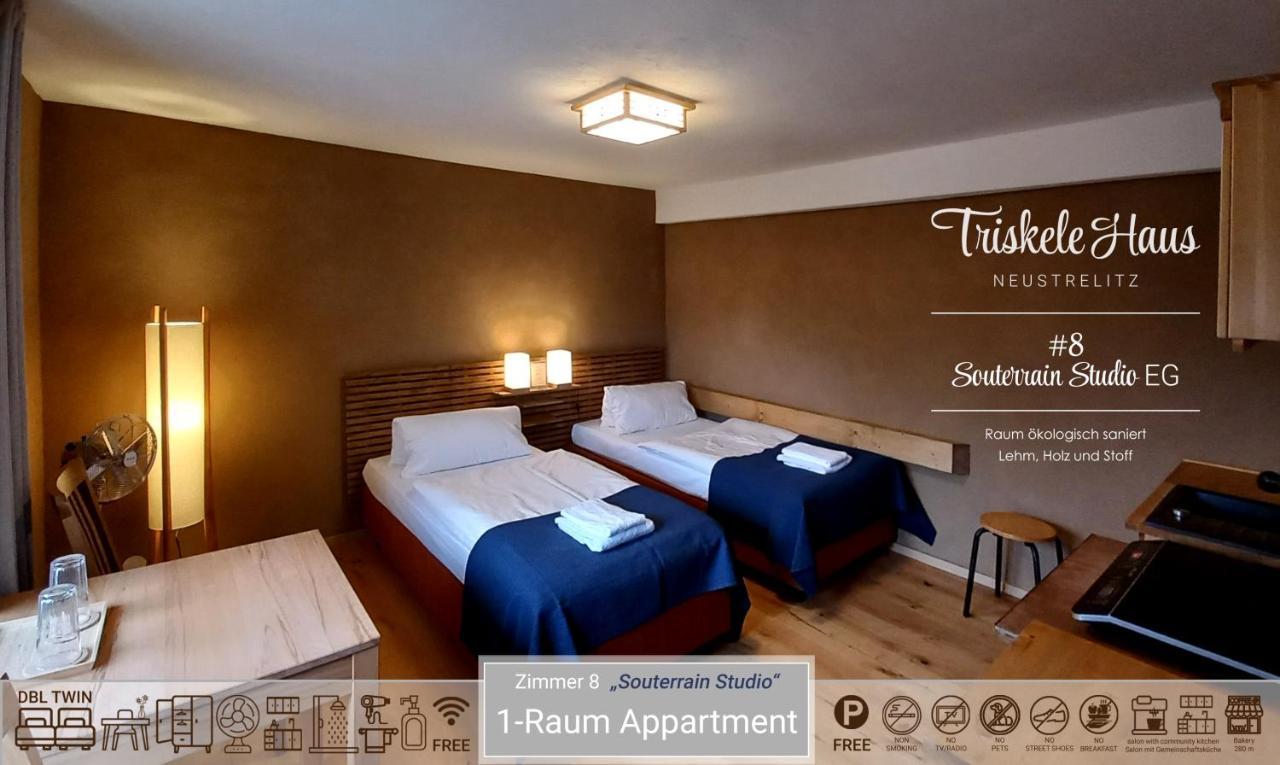 Triskele Haus - Oekologisches Gaestehaus Der Heilstaette Strelitz نوستريليتز المظهر الخارجي الصورة